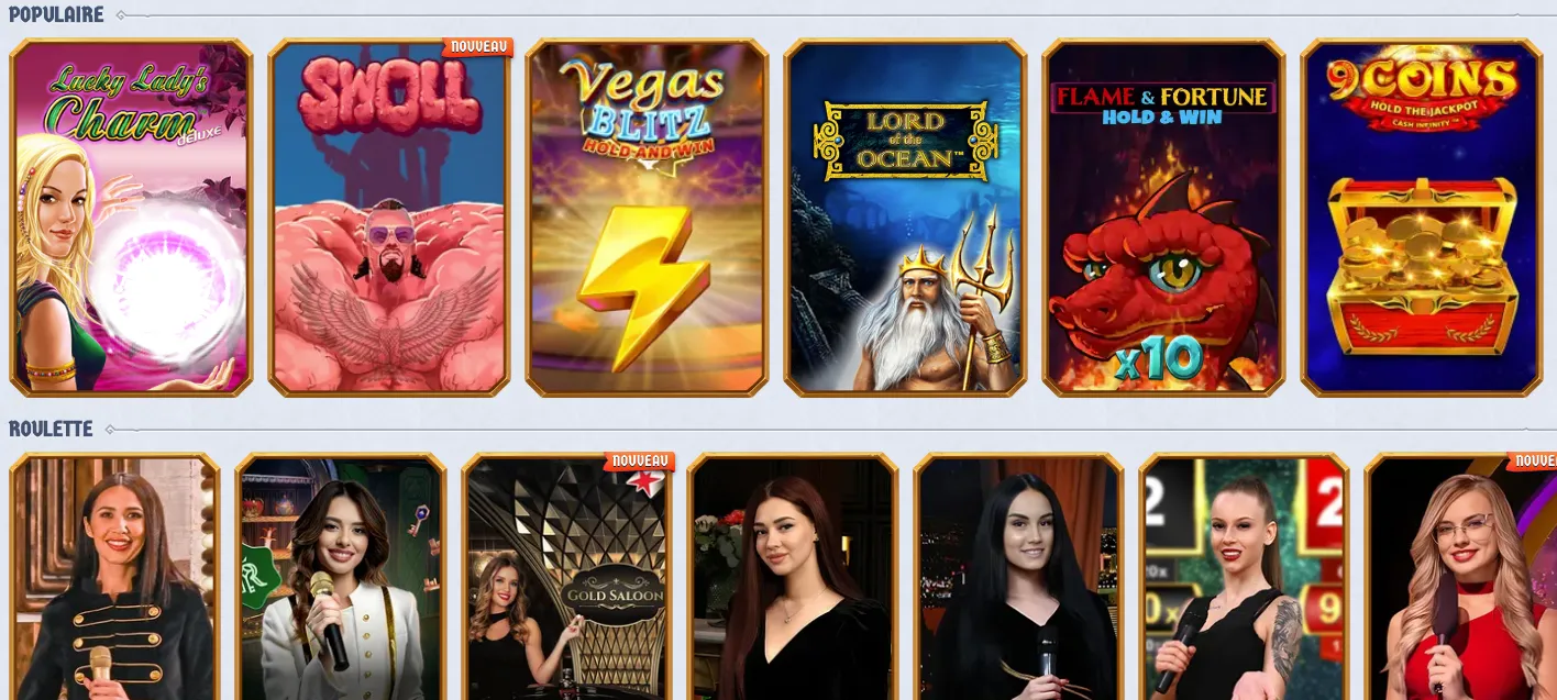 Casino Romibet France – machines à sous populaires et jeux de roulette en direct